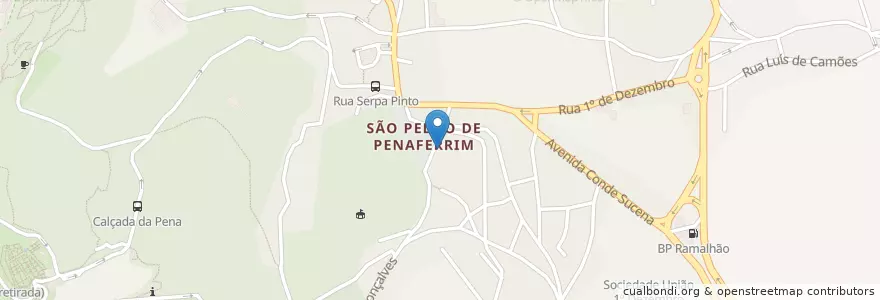 Mapa de ubicacion de Snack-Bar Sol Dourado en Portugal, Área Metropolitana De Lisboa, Lisbon, Grande Lisboa, Sintra, Sintra.