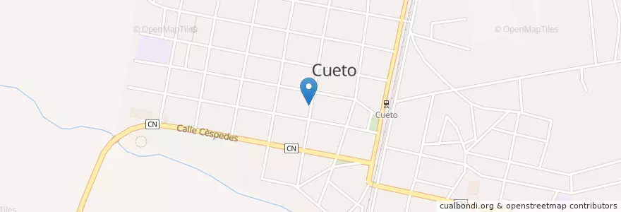 Mapa de ubicacion de Iglesia Bautista de Cueto “Salem” en 쿠바, Holguín, Cueto.