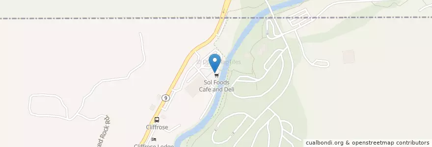 Mapa de ubicacion de Zion Canyon Brew Pub en الولايات المتّحدة الأمريكيّة, يوتا, Washington County.