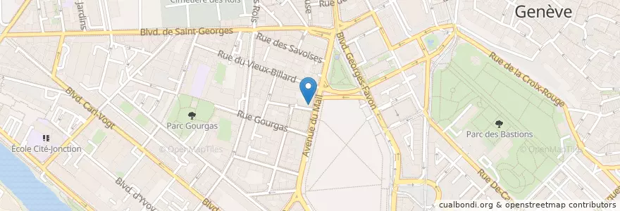 Mapa de ubicacion de La muse gueule en Schweiz, Genf, Genf, Genf.