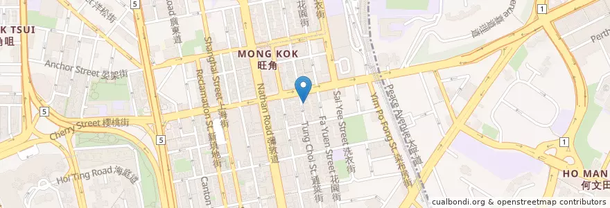 Mapa de ubicacion de 牛極 Stone Grill Steak en China, Guangdong, Hongkong, Kowloon, New Territories, 油尖旺區 Yau Tsim Mong District.
