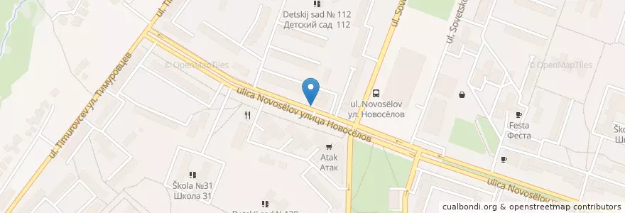 Mapa de ubicacion de Ключ здоровья en Russia, Distretto Federale Centrale, Рязанская Область, Городской Округ Рязань.