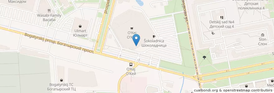 Mapa de ubicacion de Sberbank en Russia, Northwestern Federal District, Leningrad Oblast, Saint Petersburg, Приморский Район, Округ Озеро Долгое.