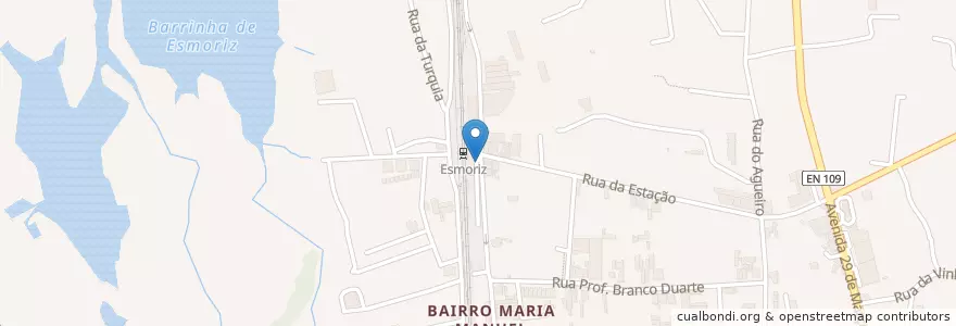 Mapa de ubicacion de Táxis Modernos de Esmoriz en پرتغال, Aveiro, Centro, Baixo Vouga, Ovar, Esmoriz.