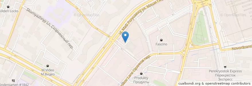 Mapa de ubicacion de Бургер&Фрайс en Rusland, Centraal Federaal District, Moskou, Центральный Административный Округ, Красносельский Район.