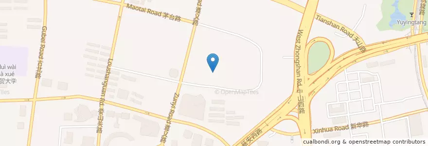 Mapa de ubicacion de 芙艾美容 en Chine, Shanghai, District De Changning.