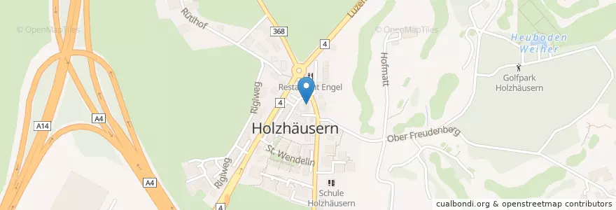 Mapa de ubicacion de Restaurant Tisch Bar Theater en Schweiz/Suisse/Svizzera/Svizra, Zug, Risch-Rotkreuz.