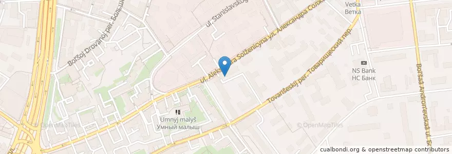 Mapa de ubicacion de Почта Банк en روسيا, Центральный Федеральный Округ, Москва, Центральный Административный Округ, Таганский Район.