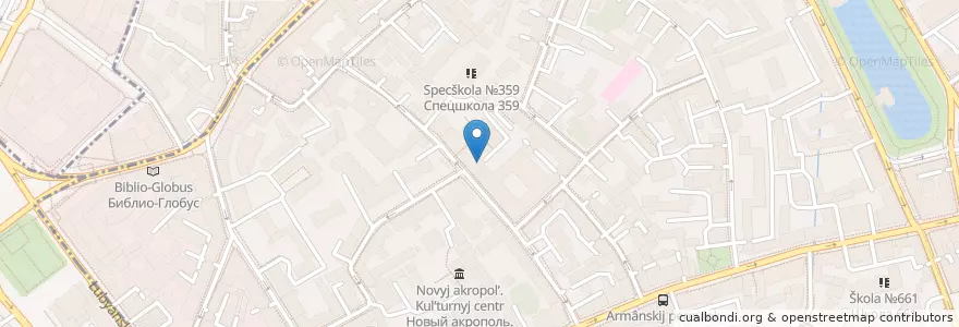 Mapa de ubicacion de First Music Family en Rusland, Centraal Federaal District, Moskou, Центральный Административный Округ, Басманный Район.