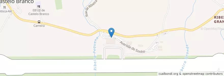 Mapa de ubicacion de Aeroporto en ポルトガル, Faial, Horta.