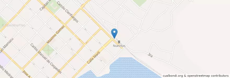 Mapa de ubicacion de Parqueo 2 (Santiago de Cuba) en Cuba, Camagüey, Nuevitas, Ciudad De Nuevitas, Ciudad De Nuevitas.