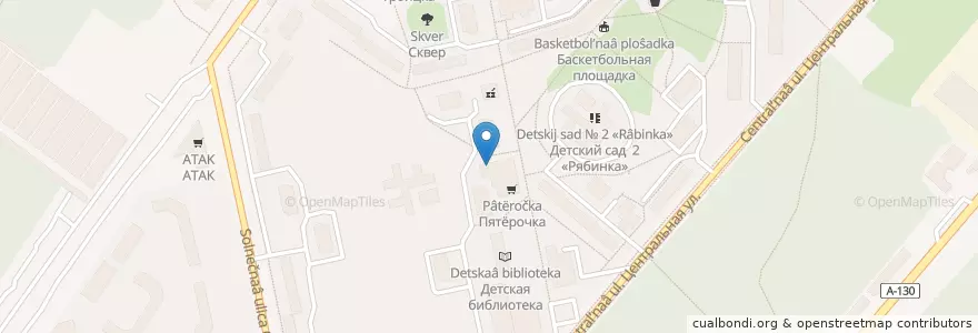 Mapa de ubicacion de Your time en Rússia, Distrito Federal Central, Москва, Троицкий Административный Округ, Городской Округ Троицк.