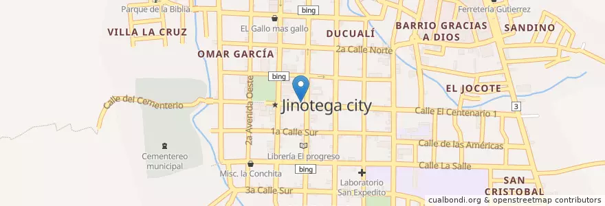 Mapa de ubicacion de Canal 48 JINOTV en Никарагуа, Jinotega, Jinotega (Municipio).