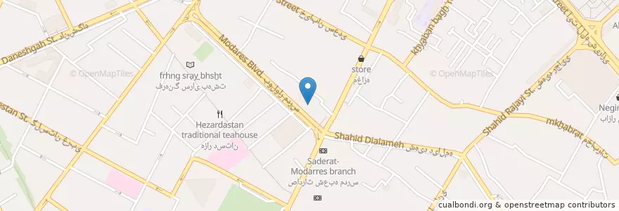 Mapa de ubicacion de بانک سامان en 이란, استان خراسان رضوی, شهرستان مشهد, مشهد, بخش مرکزی شهرستان مشهد.