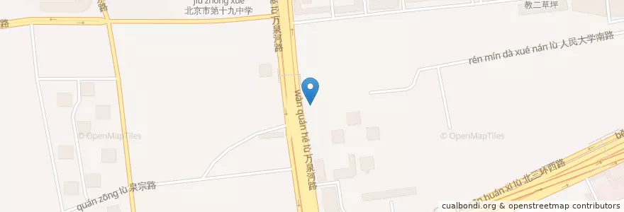 Mapa de ubicacion de Pizza Hut en چین, پکن, هبئی, 海淀区.