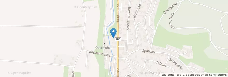 Mapa de ubicacion de Dr. med. Kveti Kriz-Kozak en Svizzera, Argovia, Bezirk Aarau, Muhen.