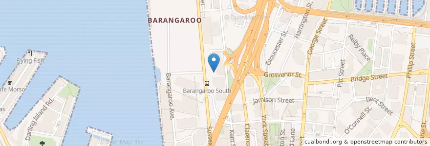 Mapa de ubicacion de Lighthouse en Australië, Nieuw-Zuid-Wales, Sydney.