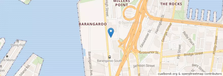 Mapa de ubicacion de Solera Bar en Australia, Nueva Gales Del Sur, Sydney.