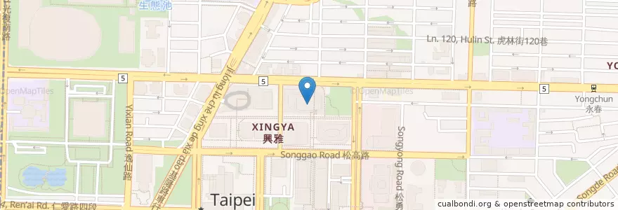 Mapa de ubicacion de 韓斤麻浦 en تایوان, 新北市, تایپه, 信義區.