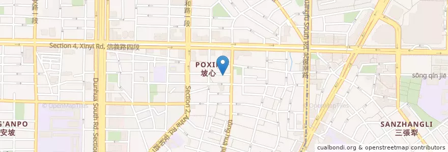 Mapa de ubicacion de 光復牙醫 en Tayvan, 新北市, Taipei, 大安區.