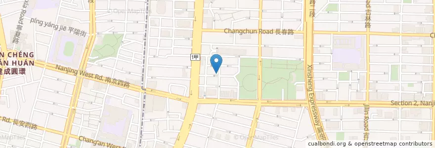 Mapa de ubicacion de 小田時光 en 台湾, 新北市, 台北市, 中山区.