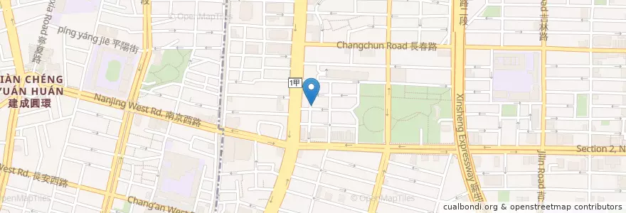 Mapa de ubicacion de 和醬橫濱燒 en 臺灣, 新北市, 臺北市, 中山區.
