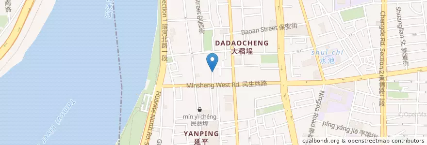 Mapa de ubicacion de DaMa kitchen en تايوان, تايبيه الجديدة, تايبيه.