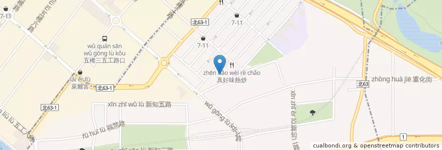 Mapa de ubicacion de BEERSCOVERY精釀啤酒探索館 en Тайвань, Новый Тайбэй, 新莊區.
