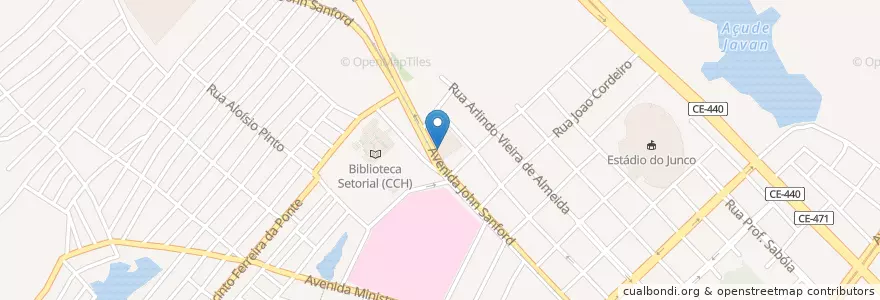 Mapa de ubicacion de Banco 24h en برزیل, منطقه شمال شرقی برزیل, سئارا, Microrregião De Sobral, Região Geográfica Intermediária De Sobral, Sobral.