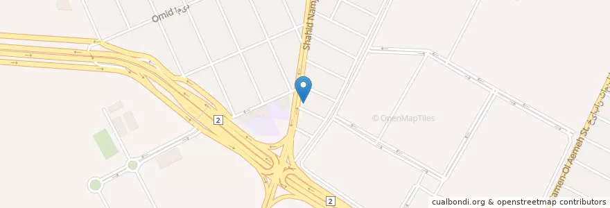 Mapa de ubicacion de پمپ بنزین نامجو en 이란, استان خراسان رضوی, شهرستان مشهد, مشهد, بخش مرکزی شهرستان مشهد.