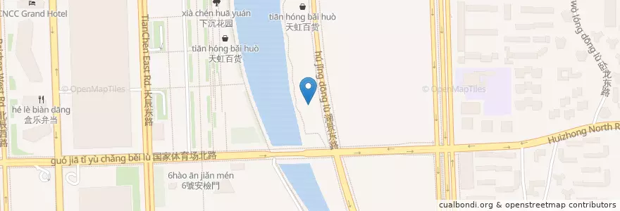 Mapa de ubicacion de Dairy Queen en 중국, 베이징시, 허베이성, 朝阳区 / Chaoyang.