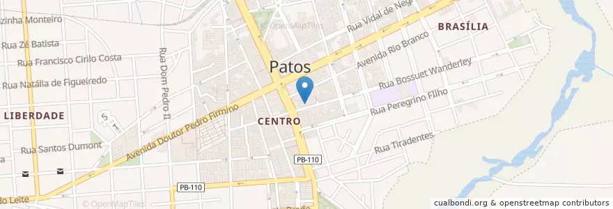 Mapa de ubicacion de Roval en Brazil, Severovýchodní Region, Paraíba, Região Metropolitana De Patos, Região Geográfica Intermediária De Patos, Região Geográfica Imediata De Patos, Patos.