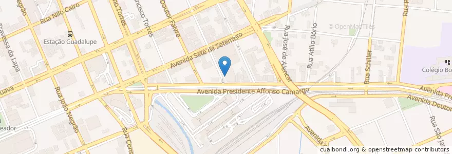 Mapa de ubicacion de Bootlegger en ブラジル, 南部地域, パラナ, Região Geográfica Intermediária De Curitiba, Região Metropolitana De Curitiba, Microrregião De Curitiba, クリチバ.