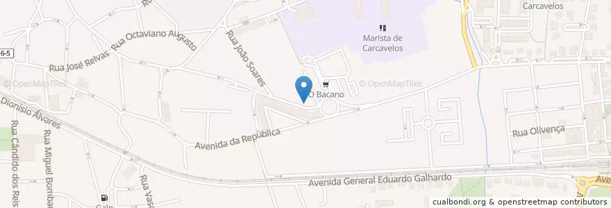 Mapa de ubicacion de Bairro Escola Técnica en Portugal, Área Metropolitana De Lisboa, Lissabon, Grande Lisboa, Cascais, Carcavelos E Parede.