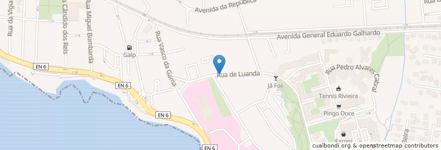 Mapa de ubicacion de Sant´Ana en Portugal, Área Metropolitana De Lisboa, Lisboa, Grande Lisboa, Cascais, Carcavelos E Parede.