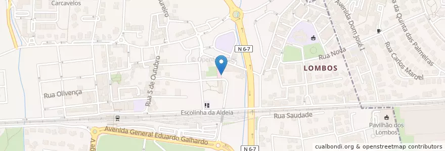 Mapa de ubicacion de Mercado de Carcavelos en Portugal, Área Metropolitana De Lisboa, Lissabon, Grande Lisboa, Cascais, Carcavelos E Parede.