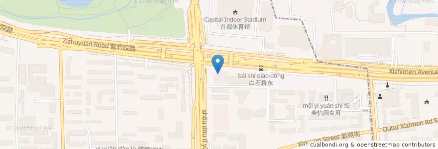 Mapa de ubicacion de 东亚银行 en China, Peking, Hebei, 海淀区.