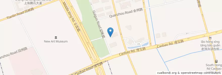 Mapa de ubicacion de 东亚银行 en الصين, شانغهاي, 徐汇区.