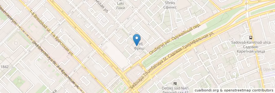 Mapa de ubicacion de LoraClinic en Rússia, Distrito Federal Central, Москва, Центральный Административный Округ, Тверской Район.
