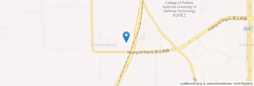 Mapa de ubicacion de 东亚银行 en Chine, Hunan, 长沙市 / Changsha.