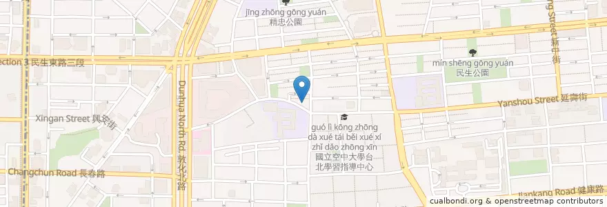 Mapa de ubicacion de 富錦樹台菜香檳 en Тайвань, Новый Тайбэй, Тайбэй, 松山區.