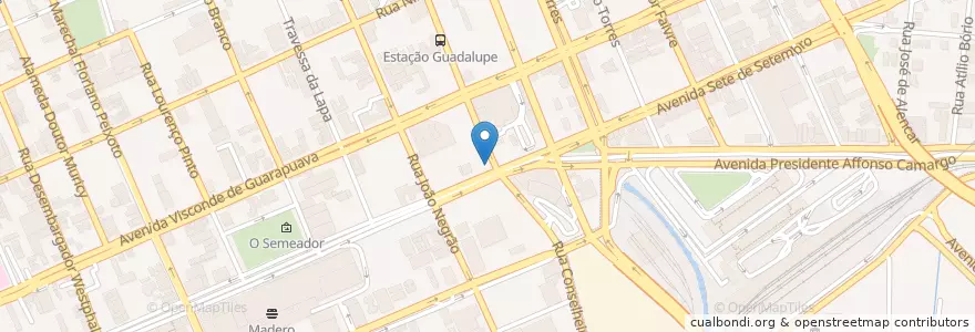 Mapa de ubicacion de Estação en ブラジル, 南部地域, パラナ, Região Geográfica Intermediária De Curitiba, Região Metropolitana De Curitiba, Microrregião De Curitiba, クリチバ.