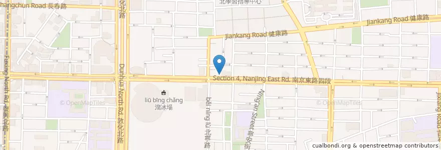 Mapa de ubicacion de 專品藥局 en تايوان, تايبيه الجديدة, تايبيه, 松山區.