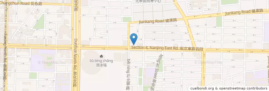 Mapa de ubicacion de 路易莎 en Taïwan, Nouveau Taipei, Taipei, District De Songshan.