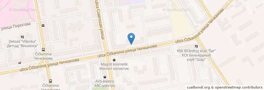 Mapa de ubicacion de Автосуши en Russland, Föderationskreis Zentralrussland, Oblast Tambow, Тамбовский Район, Городской Округ Тамбов.
