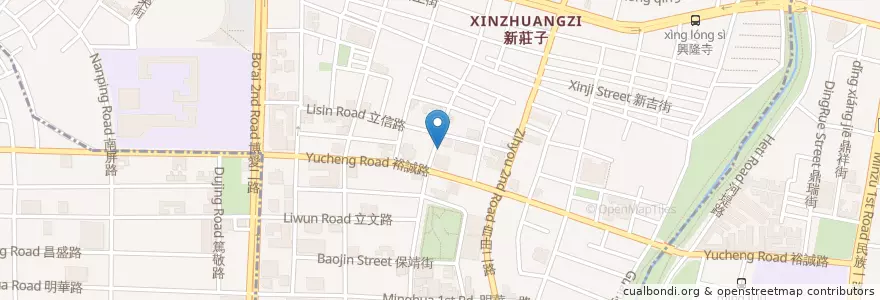 Mapa de ubicacion de 北方拉麵之家 en Taiwan, Kaohsiung, 左營區.
