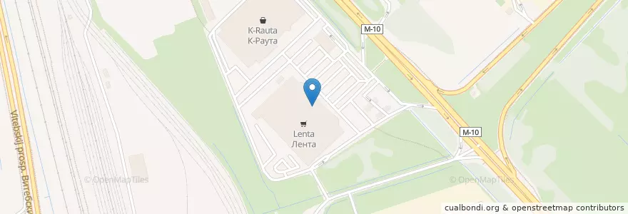 Mapa de ubicacion de Петроэлектросбыт en Russia, Northwestern Federal District, Leningrad Oblast, Saint Petersburg, Пушкинский Район, Shushary.