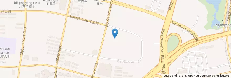 Mapa de ubicacion de 儿童科技营 en 중국, 상하이, 창닝구.
