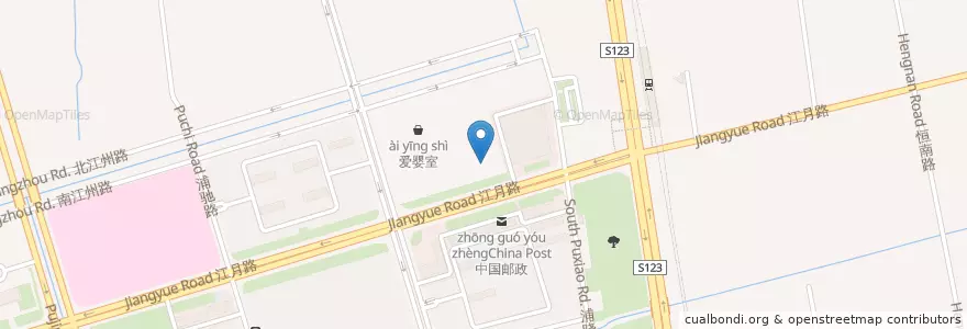 Mapa de ubicacion de 靓灶小院 en 中国, 上海市, 闵行区.