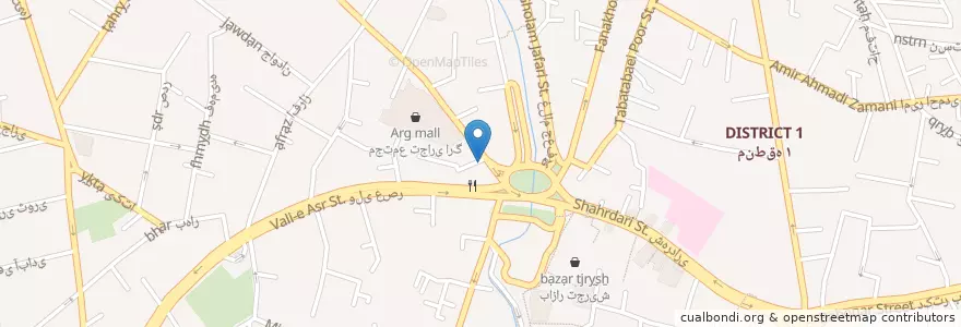 Mapa de ubicacion de کابوکی en ایران, استان تهران, شهرستان شمیرانات, تهران, بخش رودبار قصران.